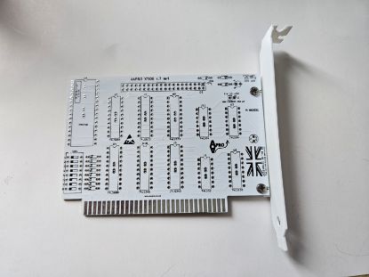 Picture of WHITE PLASTIC HIGH PROFILE BLANK BRACKET FOR ISA CARD XT-IDE XT-CF