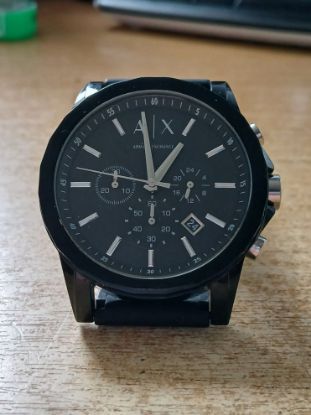 Picture of ARMANI EXCHANGE BLACK WATCH AX1326