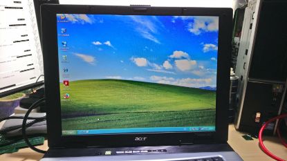 Picture of RETRO ACER TRAVELMATE 2410 LAPTOP WITH CHARGER ON WINDOWS XP PRO SP3