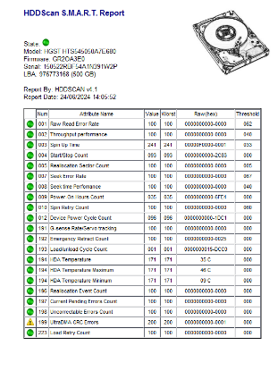 Picture of WORKING NO BADS SLIM 500GB SATA 2.5" 2.5 INCH HARD DRIVE HDD