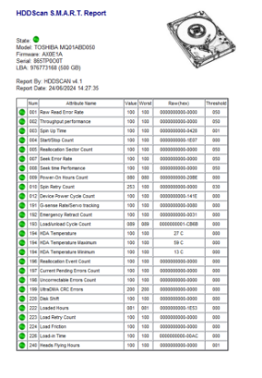 Picture of WORKING NO BADS SLIM 500GB SATA 2.5" 2.5 INCH HARD DRIVE HDD