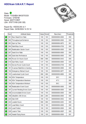 Picture of WORKING NO BADS SLIM 500GB SATA 2.5" 2.5 INCH HARD DRIVE HDD