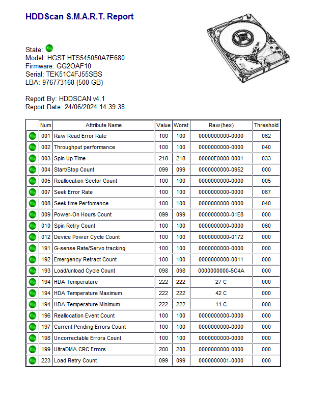 Picture of WORKING NO BADS SLIM 500GB SATA 2.5" 2.5 INCH HARD DRIVE HDD