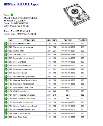 Picture of WORKING NO BADS SLIM 500GB SATA 2.5" 2.5 INCH HARD DRIVE HDD