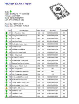 Picture of WORKING NO BADS SLIM 500GB SATA 2.5" 2.5 INCH HARD DRIVE HDD