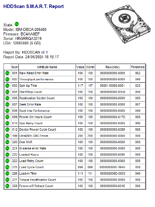 Picture of WORKING NO BADS MIX RETRO 6GB IDE PATA 44PIN 2.5" 2.5 INCH HARD DRIVE HDD