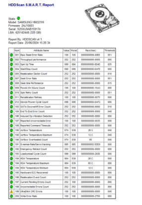 Picture of WORKING NO BADS MIX BRANDS 320GB SATA 2.5" 2.5 INCH HARD DRIVE