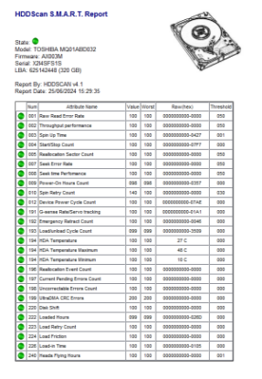 Picture of WORKING NO BADS MIX BRANDS 320GB SATA 2.5" 2.5 INCH HARD DRIVE