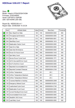 Picture of WORKING NO BADS MIX BRANDS 320GB SATA 2.5" 2.5 INCH HARD DRIVE