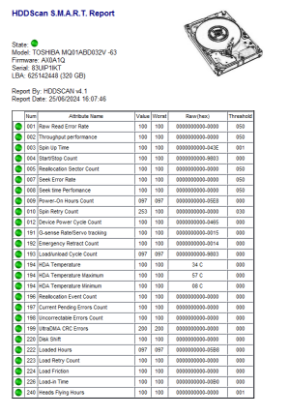 Picture of WORKING NO BADS MIX BRANDS 320GB SATA 2.5" 2.5 INCH HARD DRIVE