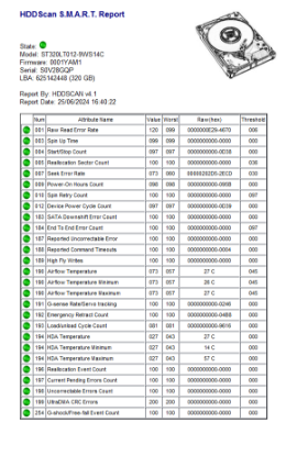 Picture of WORKING NO BADS MIX BRANDS 320GB SATA 2.5" 2.5 INCH HARD DRIVE