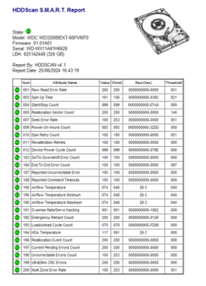 Picture of WORKING NO BADS MIX BRANDS 320GB SATA 2.5" 2.5 INCH HARD DRIVE