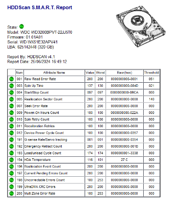 Picture of WORKING NO BADS MIX BRANDS 320GB SATA 2.5" 2.5 INCH HARD DRIVE