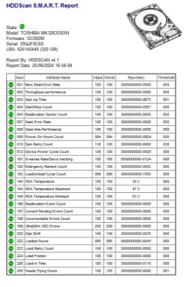 Picture of WORKING NO BADS MIX BRANDS 320GB SATA 2.5" 2.5 INCH HARD DRIVE