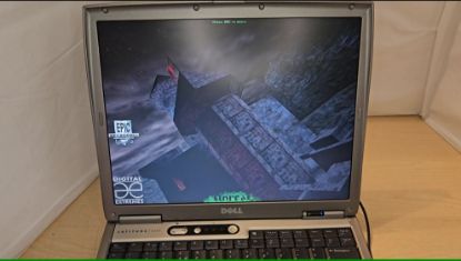 Picture of RETRO GAMING DELL D600 WINDOWS 2000 PROFESSIONAL SP4 LAPTOP WITH CHARGER