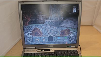 Picture of RETRO GAMING DELL D600 WINDOWS 2000 PROFESSIONAL SP4 LAPTOP WITH CHARGER