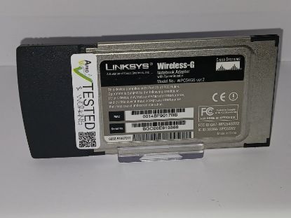 Picture of LINKSYS WIRELESS-G WPC54GS WIFI PCMCIA CARDBUS 32BIT PC CARD