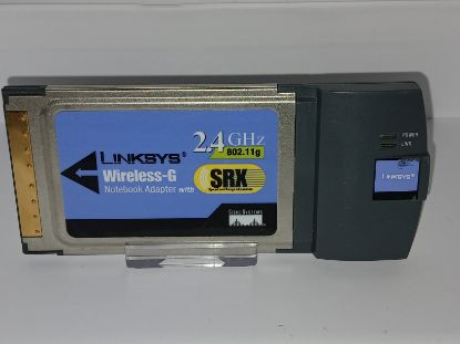 Picture of LINKSYS WIRELESS-G WITH SRX WPC54GX WIFI PCMCIA CARDBUS 32BIT PC CARD