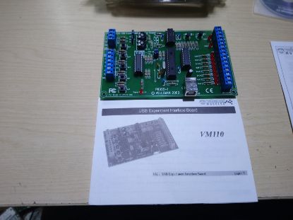 Picture of BOXED VELLEMAN VM-110 USB EXPERIMENT INTERFACE BOARD P8055-1