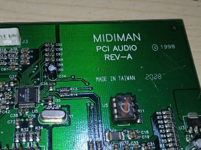 Picture of RETRO MIDIMAN PCI AUDIO REV-A 16/48 M-AUDIO DMAN PCI SOUND CARD