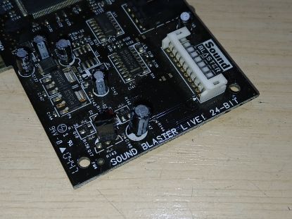 Picture of RETRO CREATIVE SOUND BLASTER LIVE! 24bit SB0410 PCI SOUND CARD