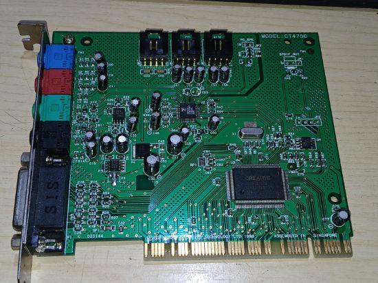 Picture of RETRO CREATIVE SOUND BLASTER 128 CT4750 PCI SOUND CARD