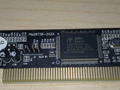 Picture of RETRO STARTECH PCISOUND4LP PM28738-2X2A HIGH PROFILE SOUND CARD