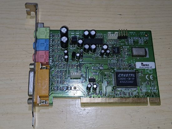 Picture of RETRO GENIUS SOUND MAKER 32X CRYSTAL CS4281-CM PCI SOUND CARD