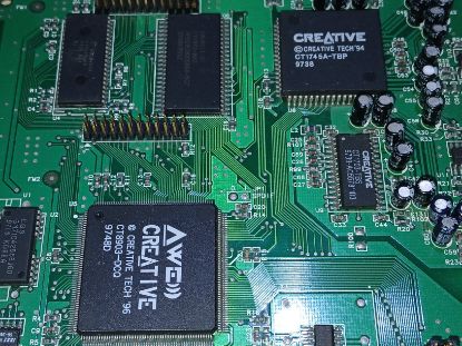 Picture of RETRO CREATIVE SOUND BLASTER AWE64 VALUE CT4500 ISA SOUND CARD