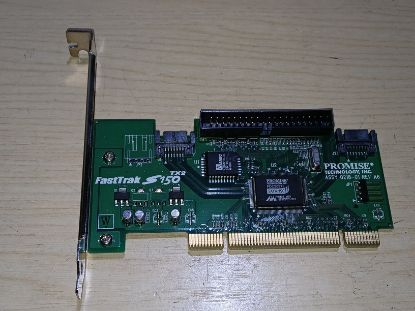 Picture of WORKING PROMISE FASTTRAK S150 TX2 PLUS PCI SATA IDE RAID CONTROLLER DELL OEM