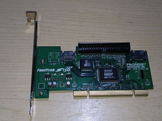 Picture of WORKING PROMISE FASTTRAK S150 TX2 PLUS PCI SATA IDE RAID CONTROLLER DELL OEM