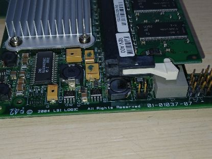 Picture of DELL PERC 4e/DC SCSI320-2E DUAL CHANNEL PCI-EX ULTRA-320 SCSI RAID CONTROLLER