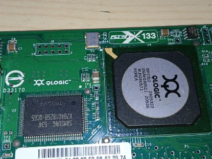 Picture of QLOGIC QLA2342 DUAL PORT 2GBPS 133MHZ FIBRE CHANNEL HBA PCI-X CONTROLLER DELL