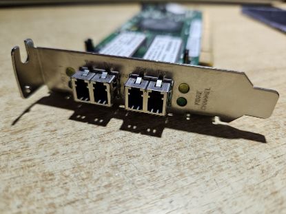 Picture of SUN QLOGIC QLA2342R DUAL PORT 2GBPS FIBRE CHANNEL HBA PCI-X CONTROLLER