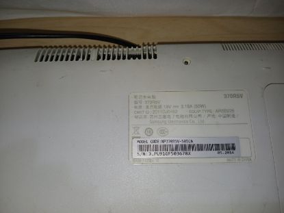 Picture of FAULTY SAMSUNG 370R5V LAPTOP FOR PARTS