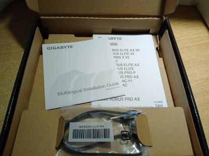 Picture of BOX ONLY - GIGABYTE B550M K MOTHERBOARD BOX WITH MANUALS AND SATA CABLE