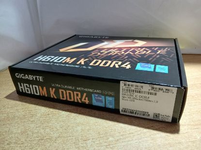 Picture of BOX ONLY - GIGABYTE H610M K DDR4 MOTHERBOARD BOX WITH MANUALS AND 2 SATA CABLES