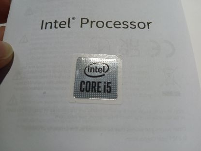 Picture of NOS GENUINE SILVER INTEL CORE i5 STICKER