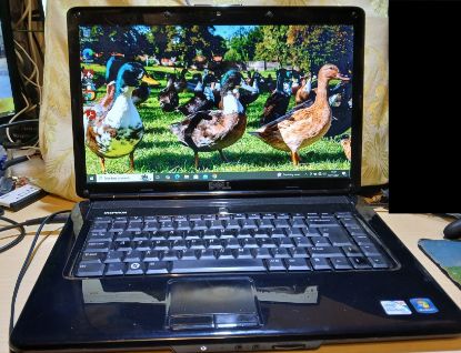 Picture of Cheap basic laptop Dell Inspiron 1545 RED 4GB RAM 120GB SSD DVDRW WIN 10