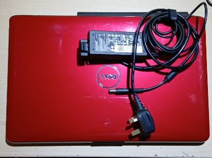 Picture of Cheap basic laptop Dell Inspiron 1545 RED 4GB RAM 120GB SSD DVDRW WIN 10