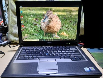 Picture of Cheap basic laptop Dell Latitude D620 C2D T5500 4GB RAM 120GB SSD DVDRW WIN 10