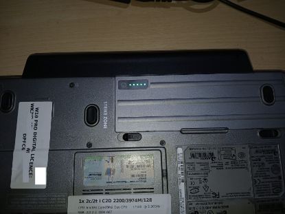 Picture of DELL LATITUDE D630 LAPTOP NVS 135M G86M C2D T7500 4GB RAM 120GB SSD DVDRW WIN 10