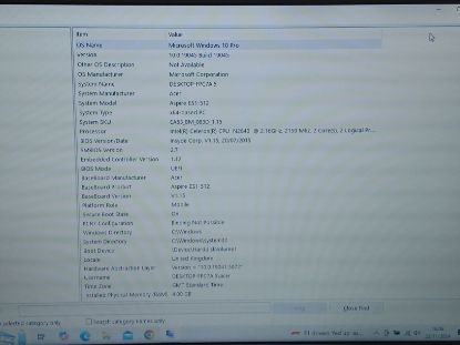 Picture of ACER ASPIRE E15 START LAPTOP ES1-512-C5YW N2840 4GB RAM 120GB SSD DVDRW WIN 10