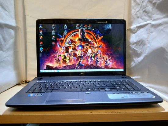 Picture of ACER ASPIRE 7736G RETRO GAMING LAPTOP 17" NVIDIA LOADED WITH GAMES