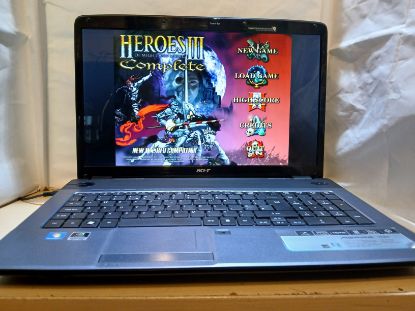 Picture of ACER ASPIRE 7736G RETRO GAMING LAPTOP 17" NVIDIA LOADED WITH GAMES